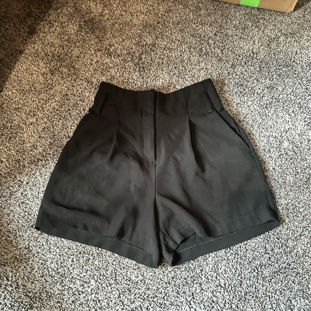 Dynamite High Waist Black Shorts
